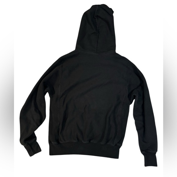 CHAMPION Reverse Weave Embossed Pullover Mens Hoodie Black Pink Blue Small - Picture 5 of 8